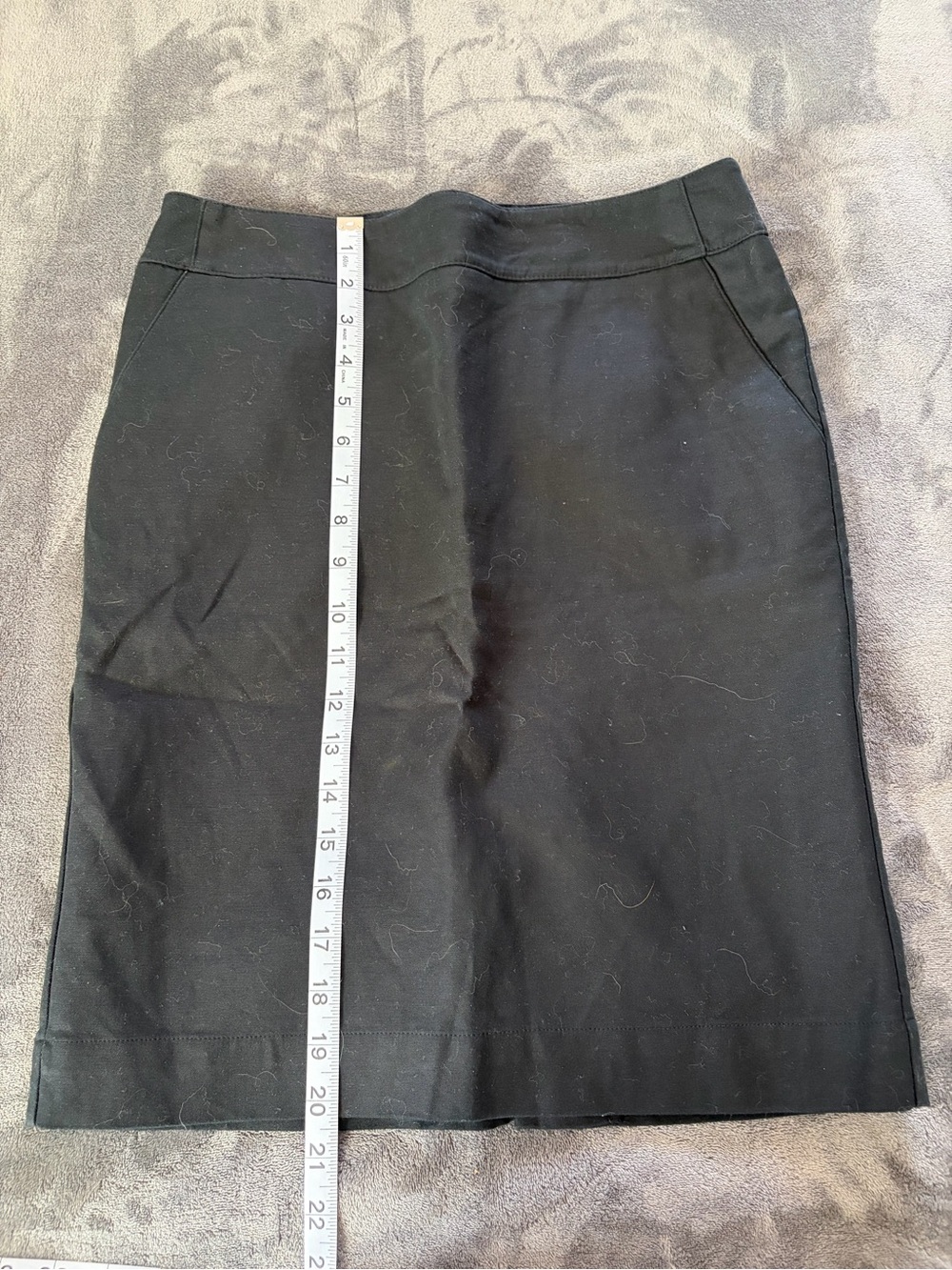 Merona Black Pencil Skirt with Subtle Pocket Detail